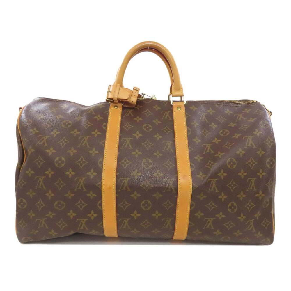 LOUIS VUITTON Brown Monogram Canvas Keepall 50 Boston Bag - Picture 2 of 11